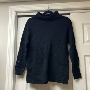 Moth Black Cowl Neck Sweater